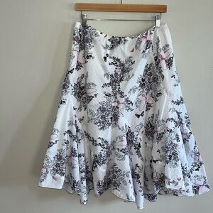 JKLA California FairyCore Asymmetrical Butterfly Skirt